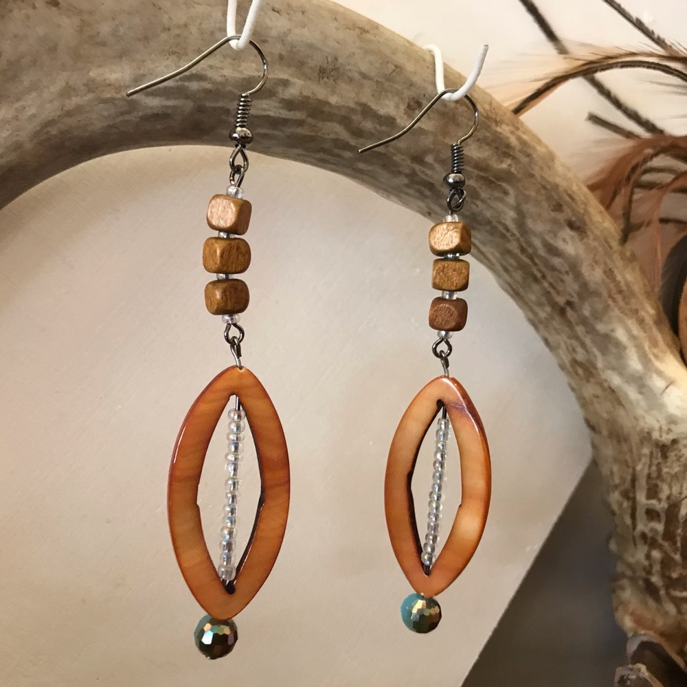 Camel Shell earrings